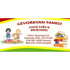 Gevorkyan Family Child Care Granada Hills