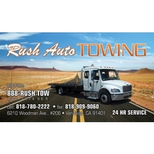 Rush Auto Towing Transport Van Nuys